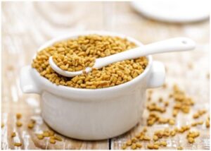 Fenugreek in a bowl
