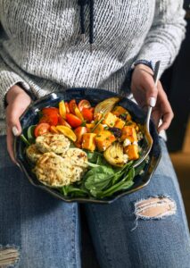 Middle aged woman having Ketogenic diet