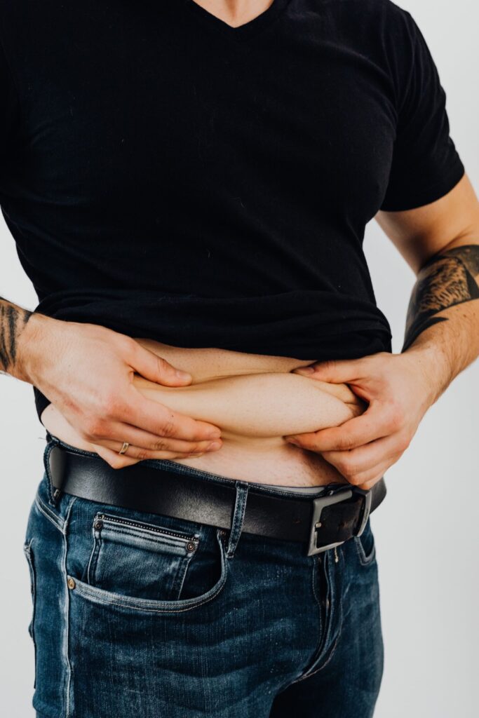 Excess belly fat dangers