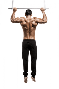 man working out in a gymnasium
